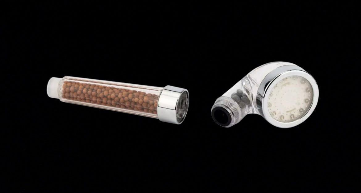 Pommeau de douche Flash LED Mineral